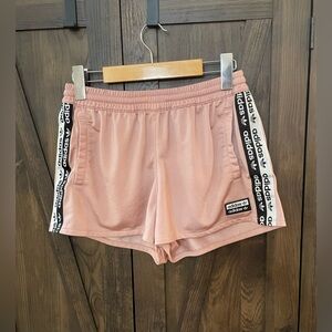 Adidas Women's Athletic Shorts in Soft Pink